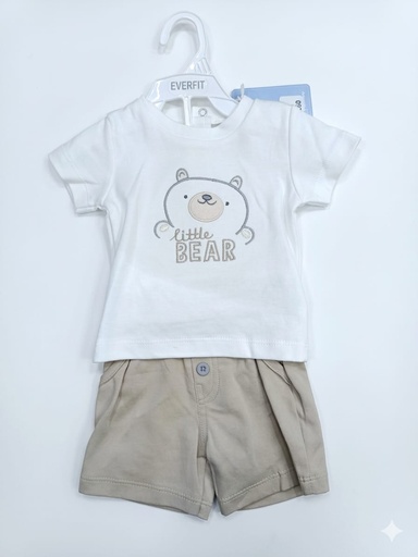 [10254S] ROPA DE BEBE NINO CONJUNTO SHORT