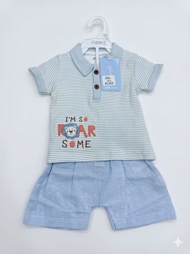 [10267S] ROPA DE BEBE NINA CONJUNTO SHORT