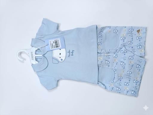 [10266S] ROPA DE BEBE NINA CONJUNTO SHORT