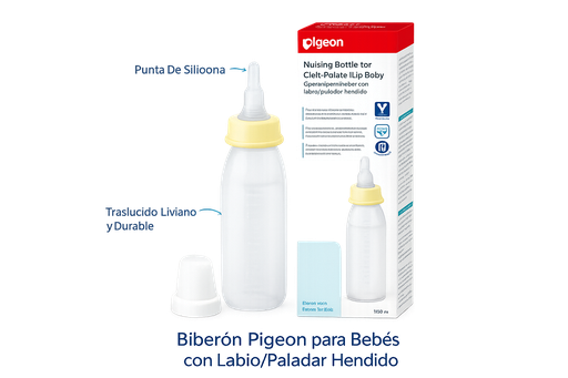[PG00711] PIGEON BIBERON LABIO HENDIDO 240 ML