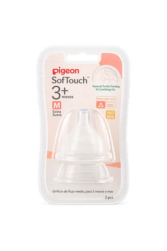 [80828] PIGEON SOFTOUCH RESPUESTO TETINAS M 2 UNIDADES